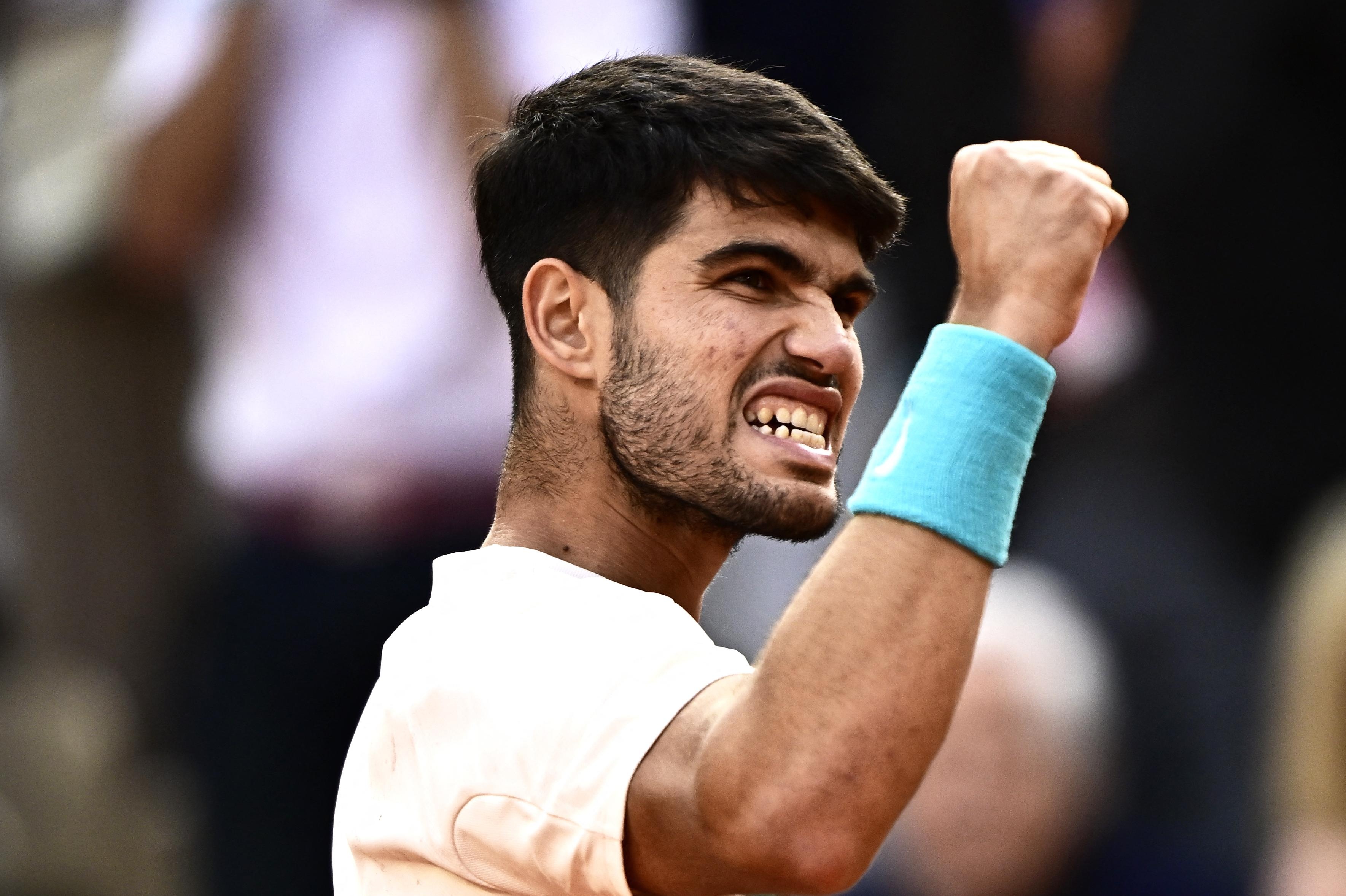 拉沃尔杯逆转法网，阿尔卡拉斯状态火热