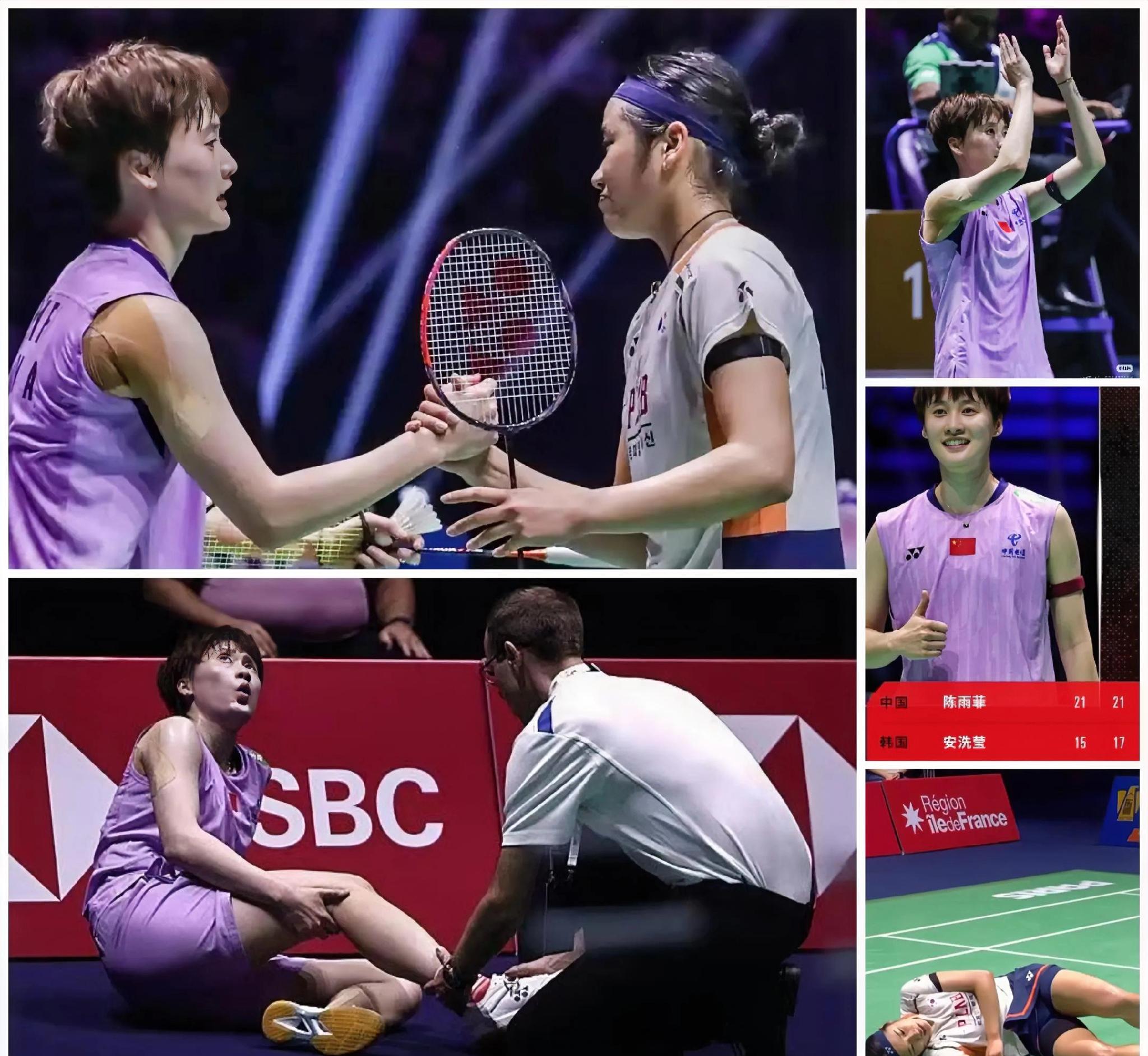 韩国队险胜泰国队，陈雨菲点燃赛场